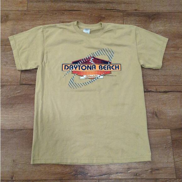 VTG Daytona Beach Florida Adult Medium Shirt Vacation Retro Nascar 2001 Y2K - Picture 1 of 8